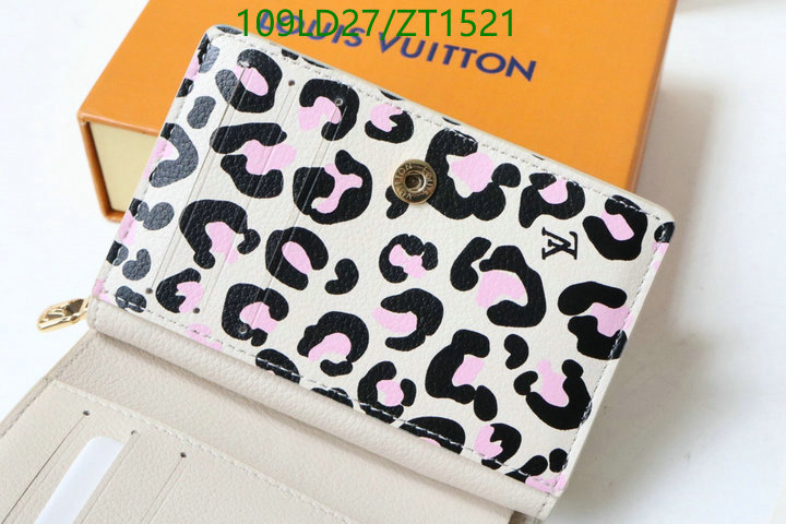 LV Bags-(Mirror)-Wallet-,Code: ZT1521,$: 109USD