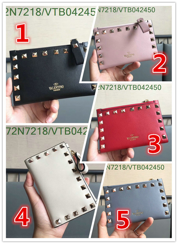 Valentino Bag-(Mirror)-Wallet-,Code: VTB042450,$:72USD