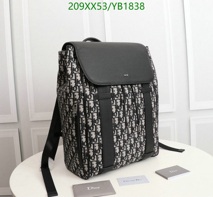 Dior Bags -(Mirror)-Backpack-,Code: YB1838,$: 209USD