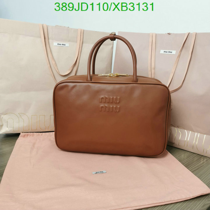 Miu Miu Bag-(Mirror)-Handbag-,Code: XB3131,$: 389USD
