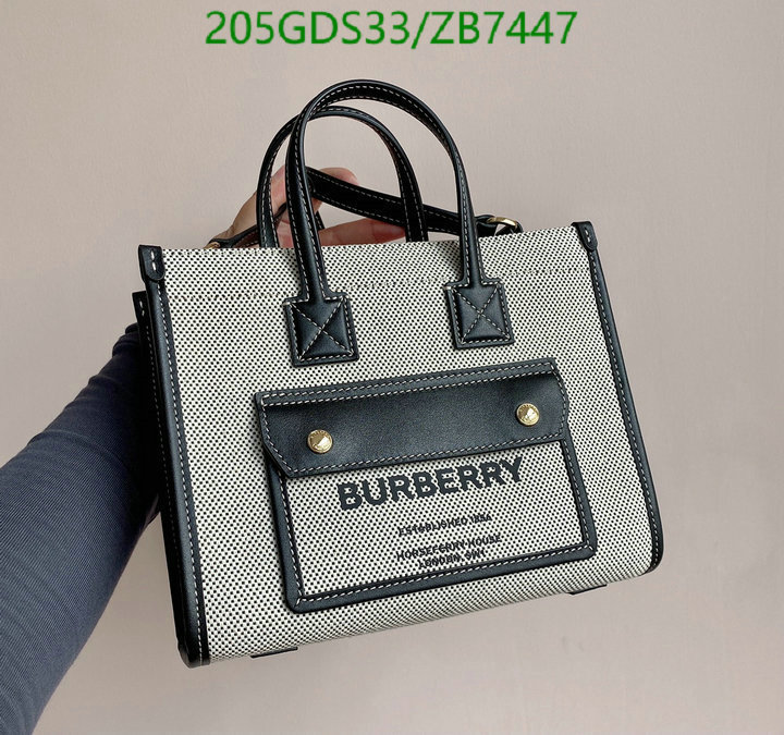 Burberry Bag-(Mirror)-Handbag-,Code: ZB7447,$: 205USD