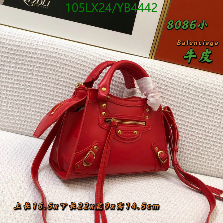 Balenciaga Bag-(4A)-Neo Classic-,Code: YB4442,$: 105USD