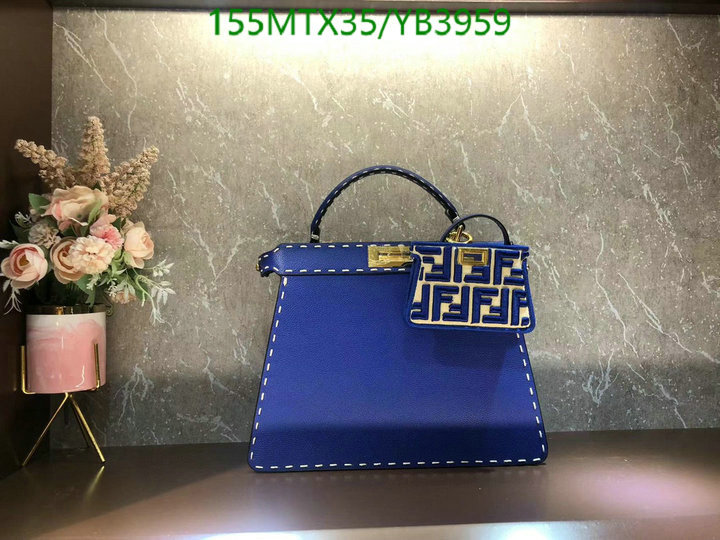 Fendi Bag-(4A)-Peekaboo,Code: YB3959,$: 155USD