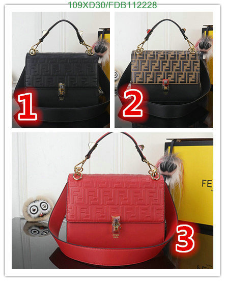 Fendi Bag-(4A)-Diagonal-,Code: FDB112228,$:109USD