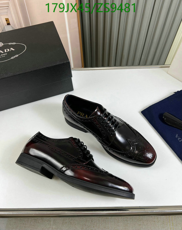 Men shoes-Prada, Code: ZS9481,$: 175USD