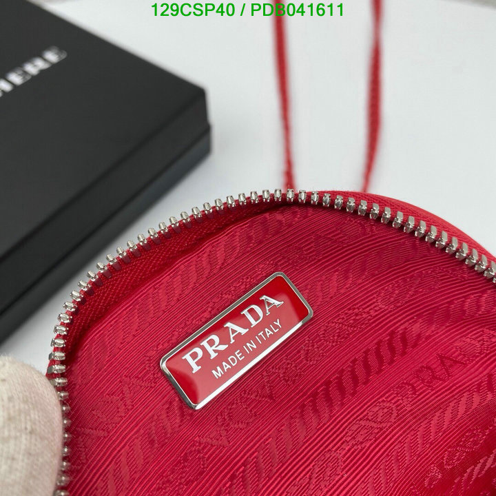 Prada Bag-(Mirror)-Diagonal-,Code: PDB041611,$: 129USD