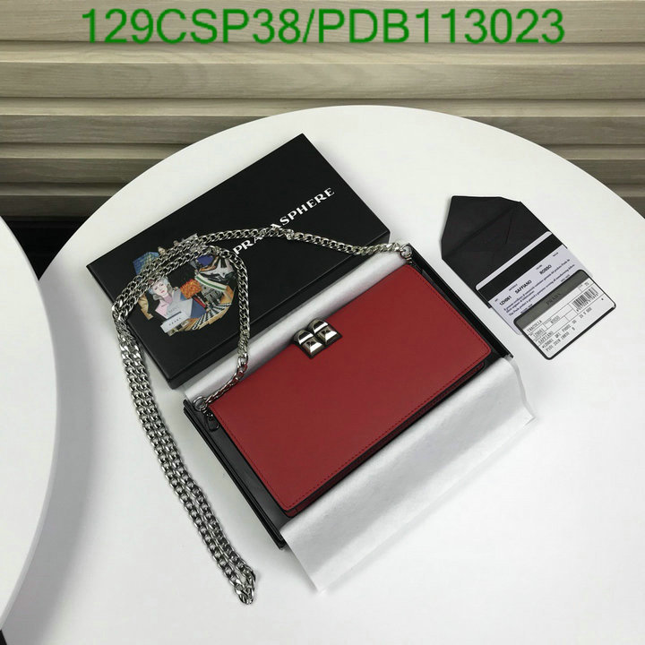 Prada Bag-(Mirror)-Diagonal-,Code: PDB113023,$: 129USD