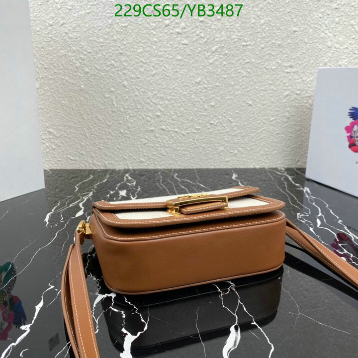 Prada Bag-(Mirror)-Diagonal-,Code: YB3487,$: 229USD