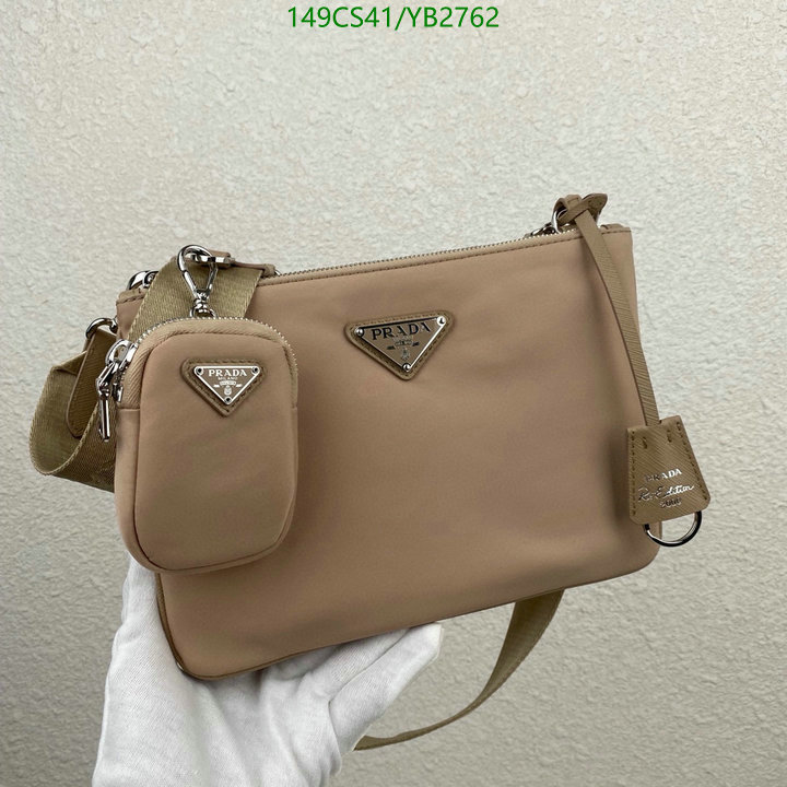 Prada Bag-(Mirror)-Diagonal-,Code: YB2762,$: 149USD
