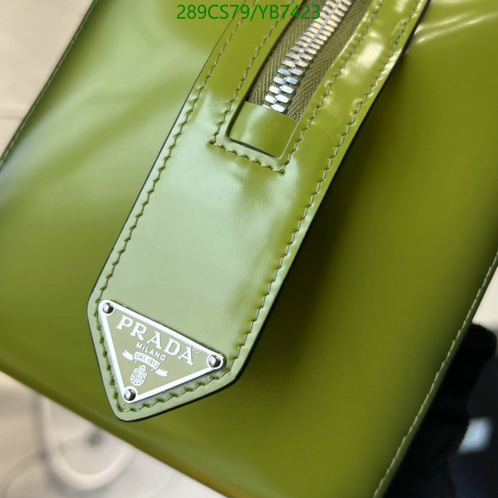 Prada Bag-(Mirror)-Handbag-,Code: YB7423,$: 289USD