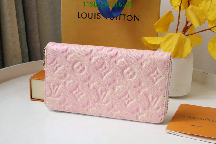 LV Bags-(Mirror)-Wallet-,Code: ZT6581,$: 119USD