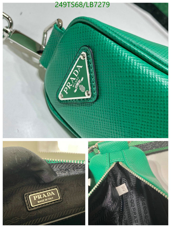 Prada Bag-(Mirror)-Triangle,Code: LB7279,$: 249USD