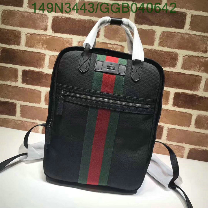 Gucci Bag-(Mirror)-Backpack-,Code:GGB040642,$:149USD