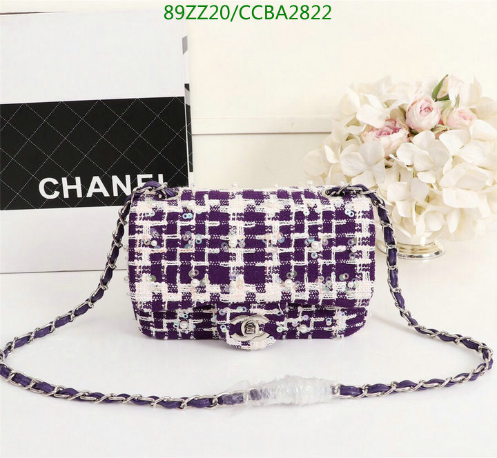 Chanel Bags ( 4A )-Diagonal-,Code: CCBA2822,$: 89USD