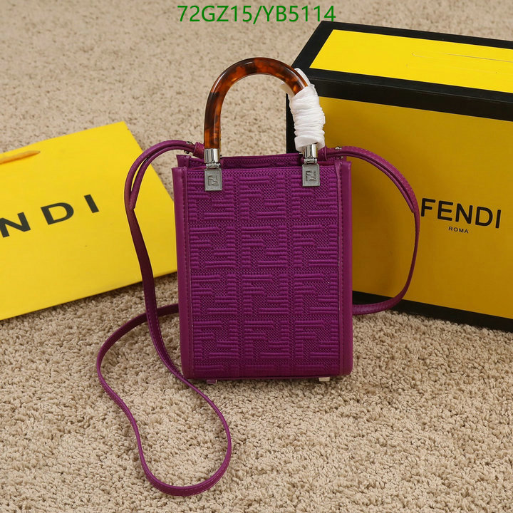 Fendi Bag-(4A)-Sunshine-,Code: YB5114,$: 99USD