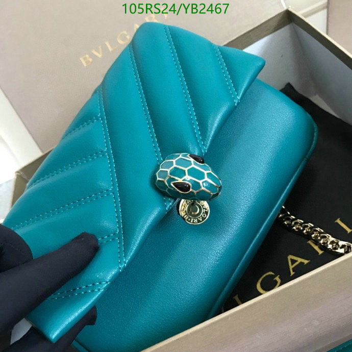 Bvlgari Bag-(4A)-Serpenti Cabochon Series,Code: YB2467,$: 105USD