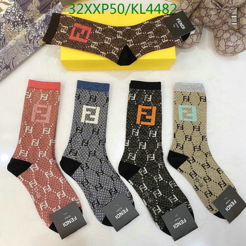 Sock-Fendi, Code: KL4482,$: 32USD