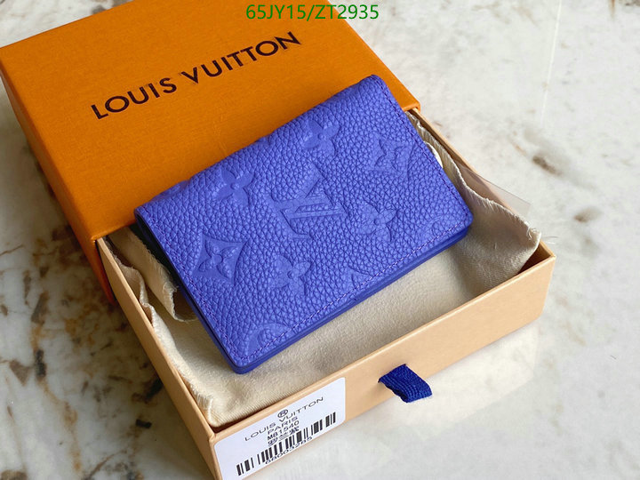 LV Bags-(Mirror)-Wallet-,Code: ZT2935,$: 65USD