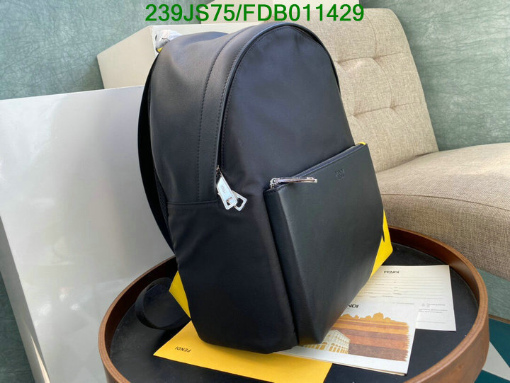 Fendi Bag-(Mirror)-Backpack-,Code: FDB011429,$: 239USD