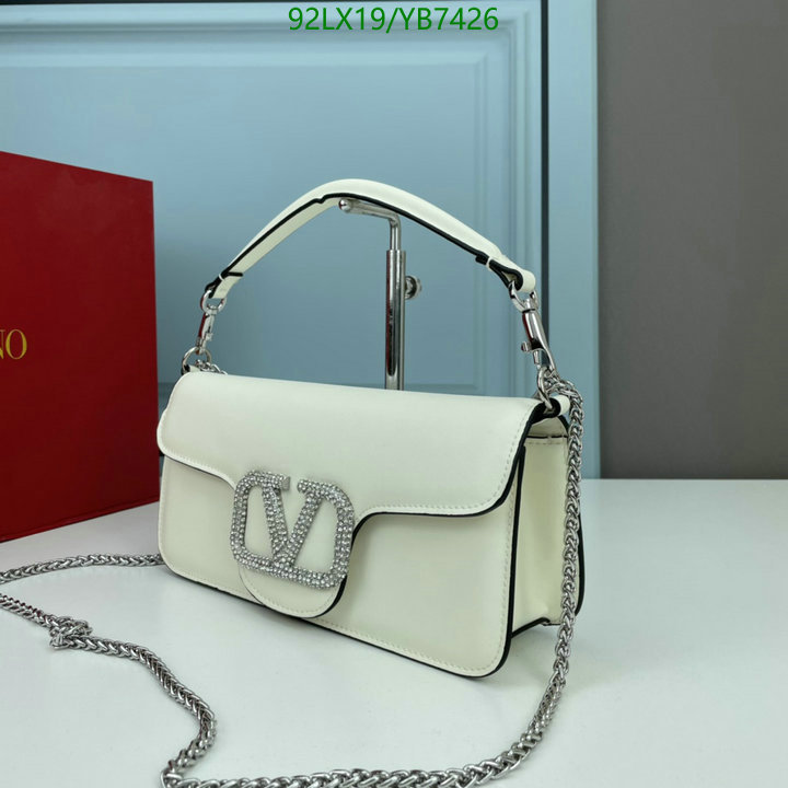 Valentino Bag-(4A)-LOC-V Logo ,Code: YB7426,$: 92USD