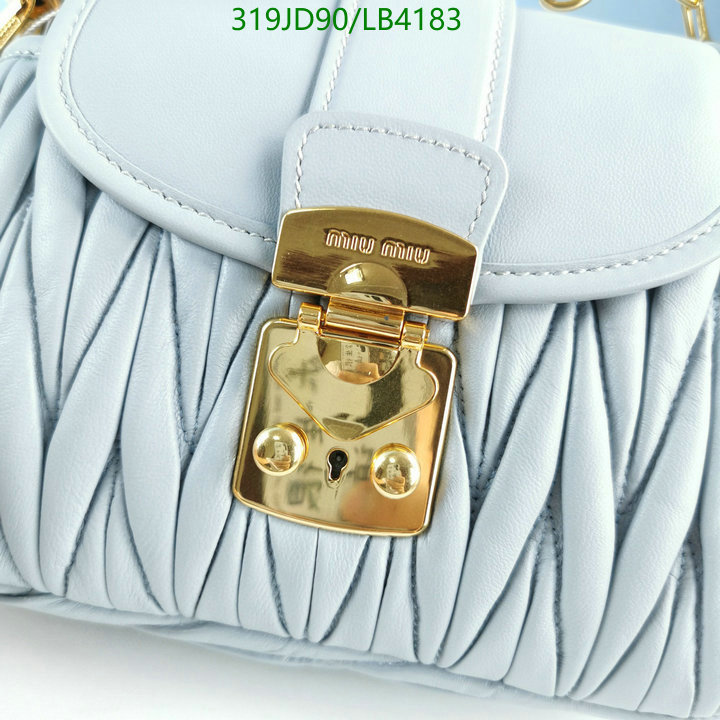Miu Miu Bag-(Mirror)-Handbag-,Code: LB4183,$: 319USD