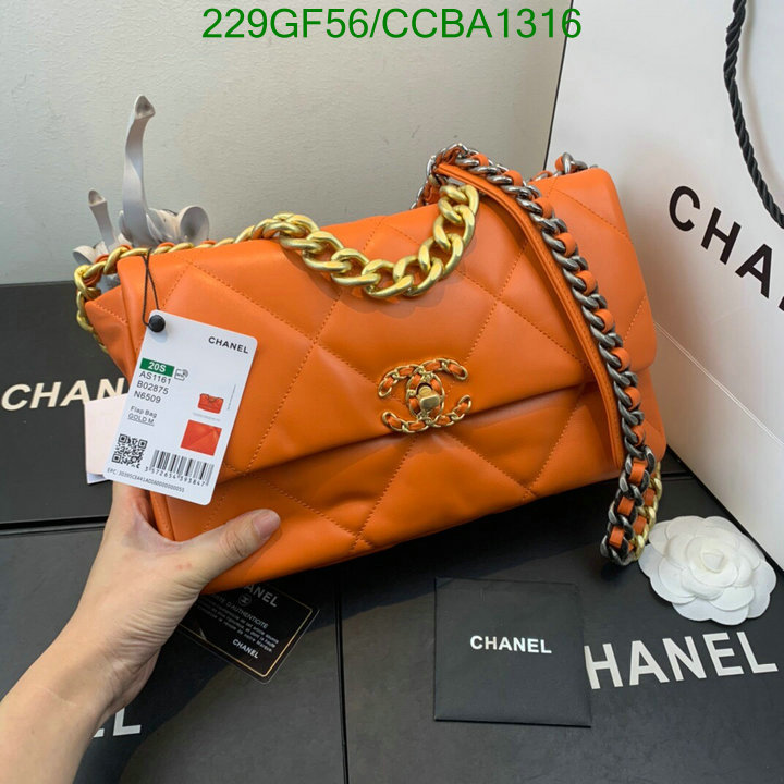 Chanel Bags -(Mirror)-Diagonal-,Code: CCBA1316,$: 229USD