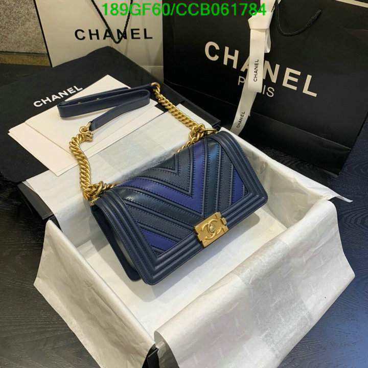 Chanel Bags -(Mirror)-Le Boy,Code: CCB061787,$: 189USD