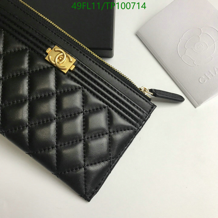 Chanel Bags ( 4A )-Wallet-,Code: TP100714,$: 49USD