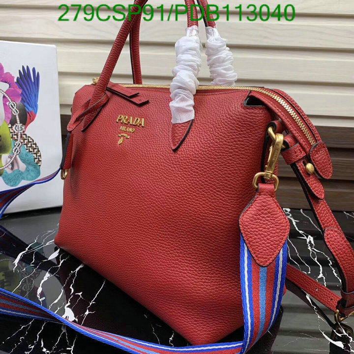 Prada Bag-(Mirror)-Handbag-,Code: PDB113040,