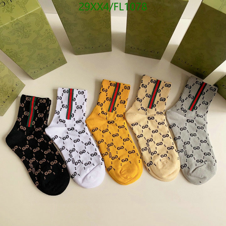 Sock-Gucci, Code: FL1078,$: 29USD