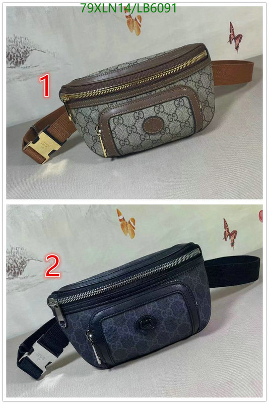 Gucci Bag-(4A)-Diagonal-,Code: LB6091,$: 79USD