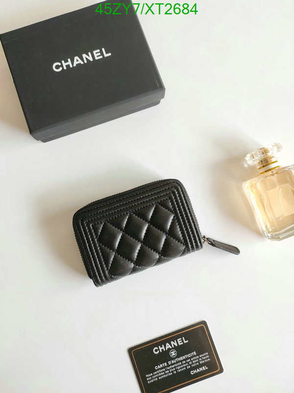 Chanel Bags ( 4A )-Wallet-,Code: XT2684,$: 45USD