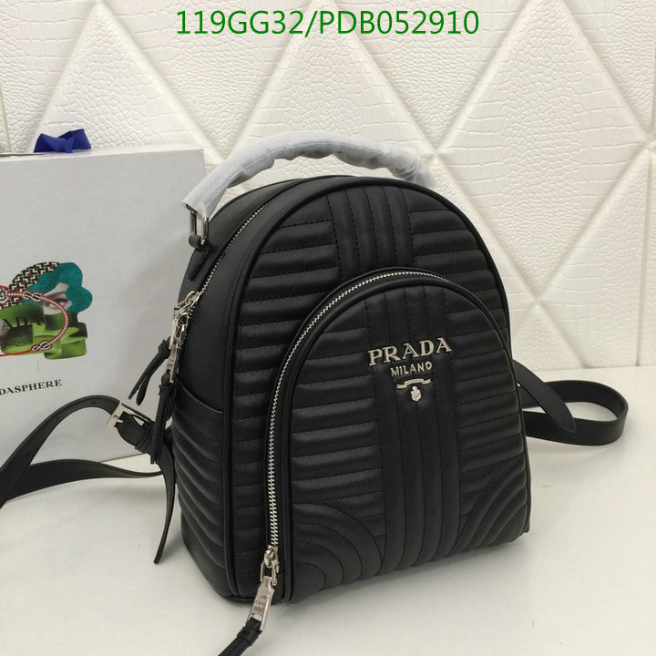 Prada Bag-(4A)-Backpack-,Code: PDB052910,$:119USD