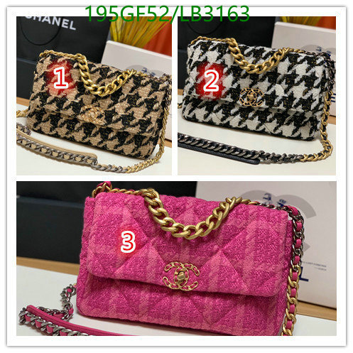 Chanel Bags -(Mirror)-Diagonal-,Code: LB3163,$: 195USD