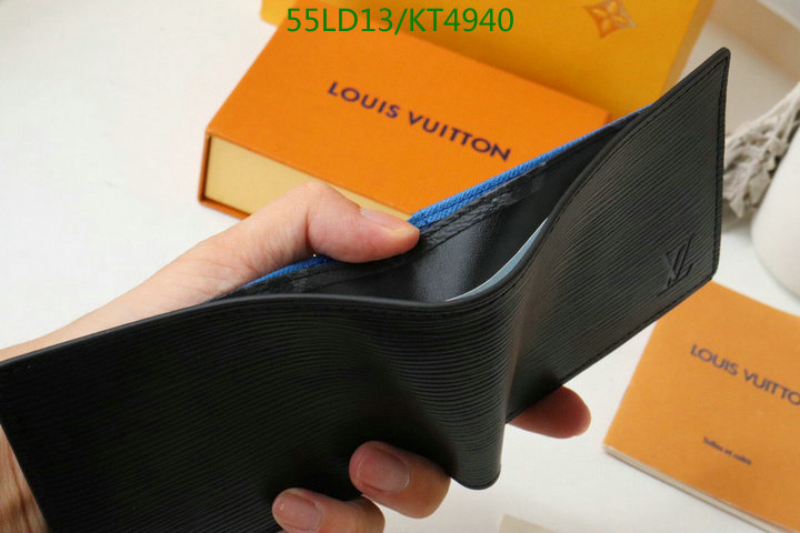 LV Bags-(Mirror)-Wallet-,Code: KT4940,$: 55USD