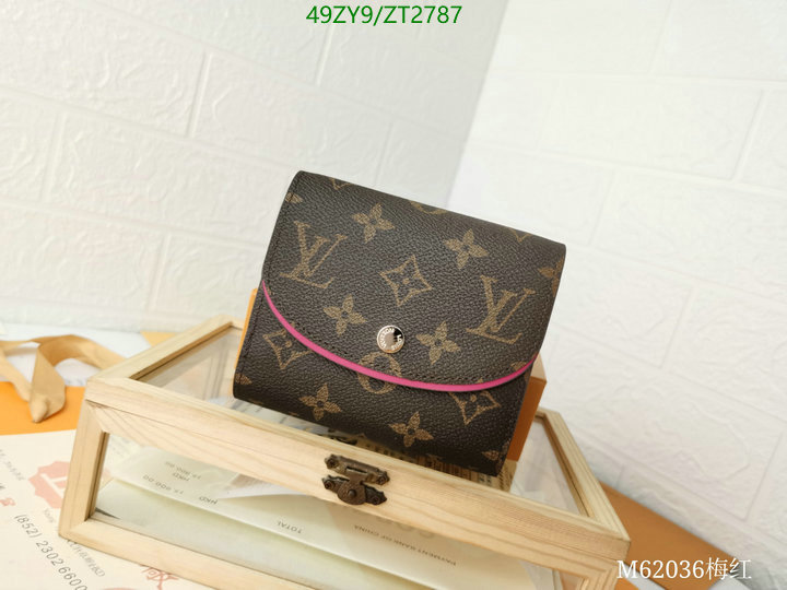 LV Bags-(4A)-Wallet-,Code: ZT2787,$: 49USD