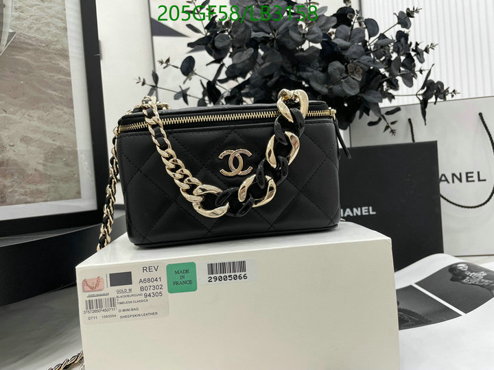 Chanel Bags -(Mirror)-Vanity--,Code: LB3158,$: 205USD