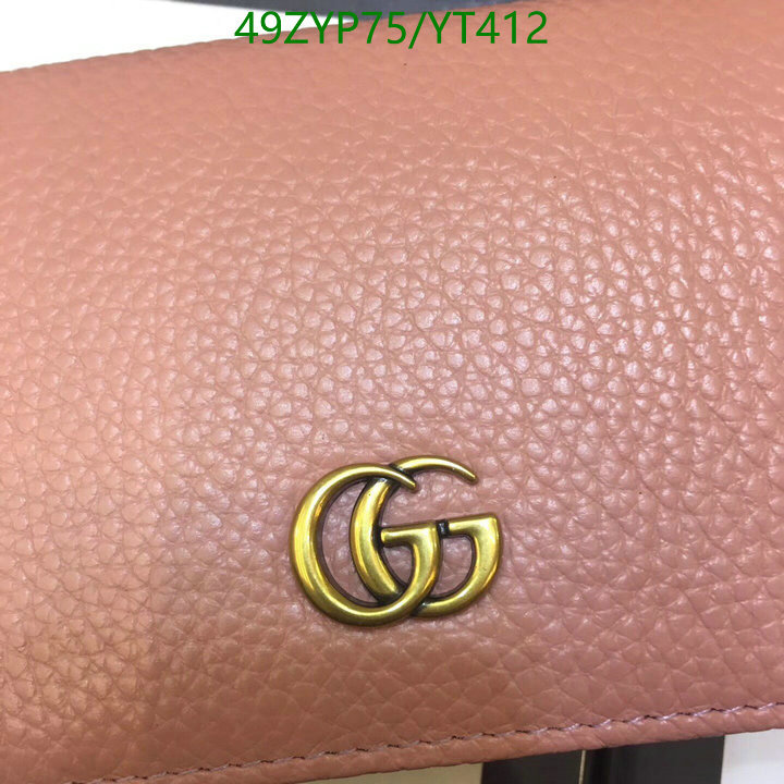 Gucci Bag-(4A)-Wallet-,Code: YT412,$: 49USD