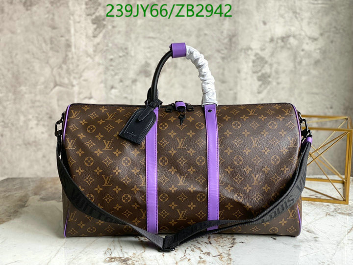 LV Bags-(Mirror)-Keepall BandouliRe 45-50-,Code: ZB2942,$: 239USD