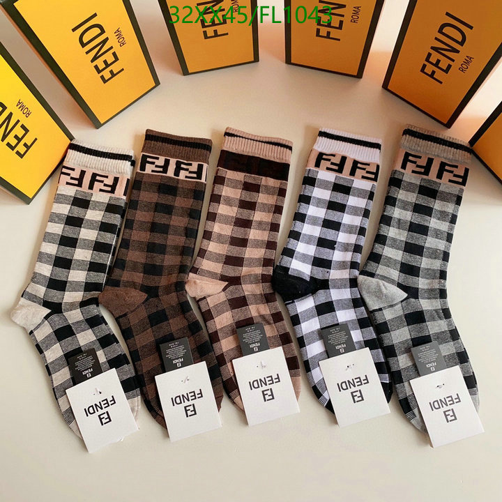 Sock-Fendi, Code: FL1043,$: 32USD