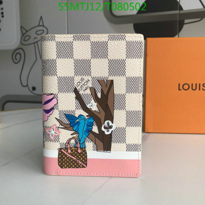 LV Bags-(4A)-Wallet-,Code: T080502,$: 55USD