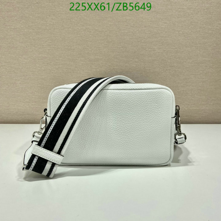 Prada Bag-(Mirror)-Diagonal-,Code: ZB5649,$: 225USD