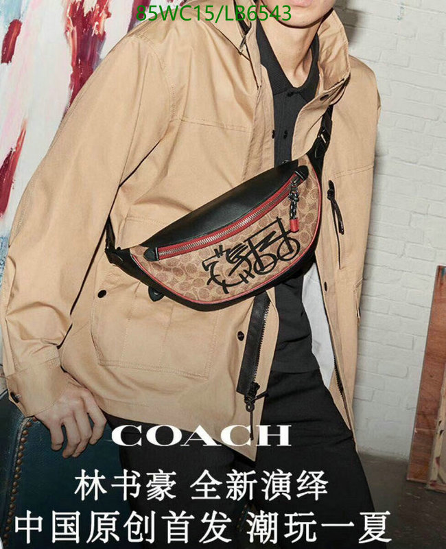 Coach Bag-(4A)-Belt Bag-Chest Bag--,Code: LB6543,$: 85USD