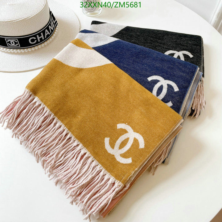 Scarf-Chanel, Code: ZM5681,$: 32USD