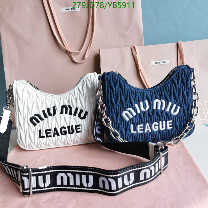 Miu Miu Bag-(Mirror)-Diagonal-,Code: YB5911,$: 279USD