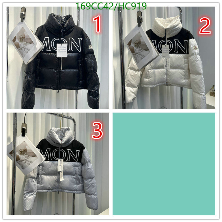 Down jacket Women-Moncler, Code: HC919,$: 169USD