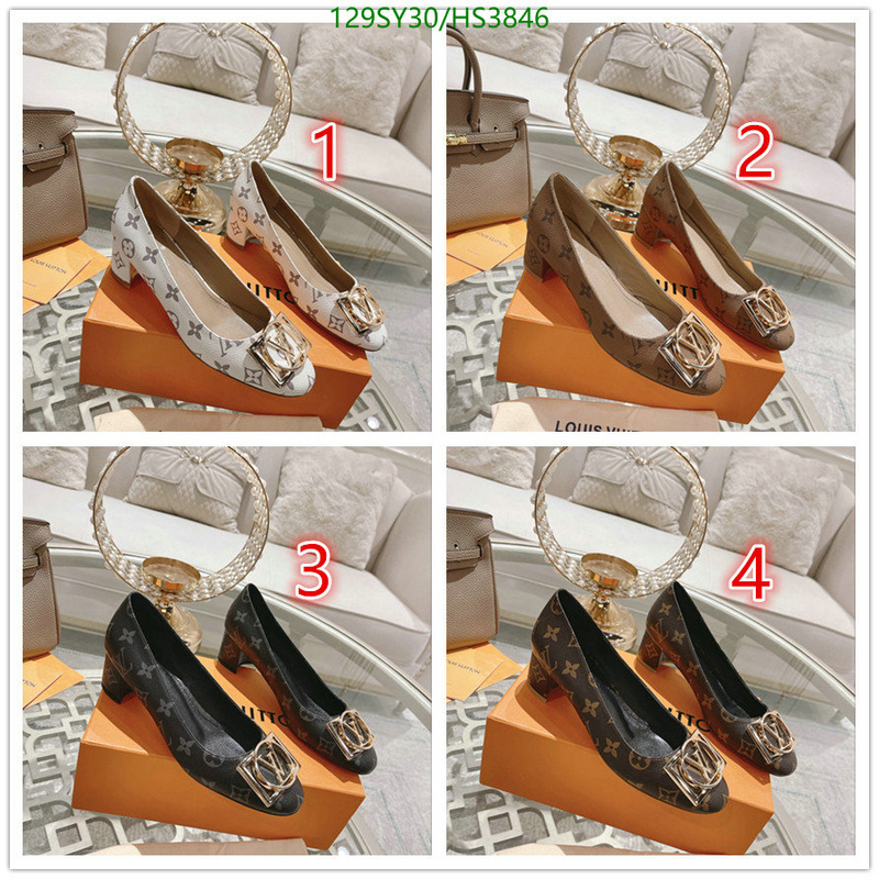 Women Shoes-LV, Code: HS3846,$: 129USD