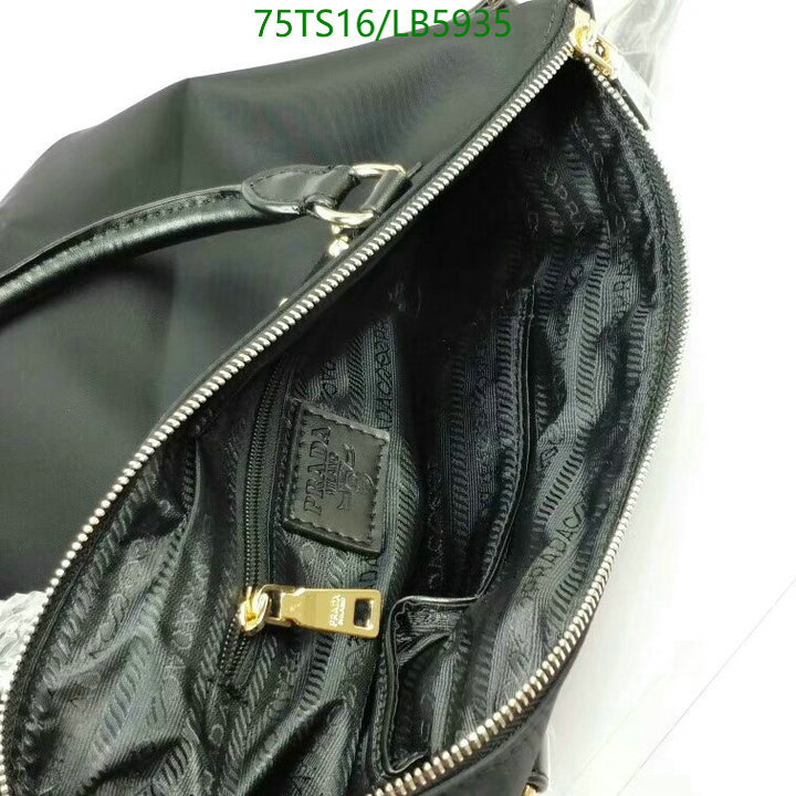 Prada Bag-(4A)-Handbag-,Code: LB5935,$: 75USD