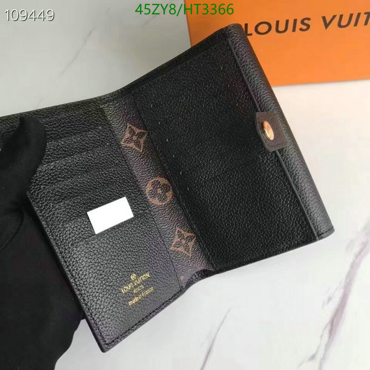 LV Bags-(4A)-Wallet-,Code: HT3366,$: 45USD