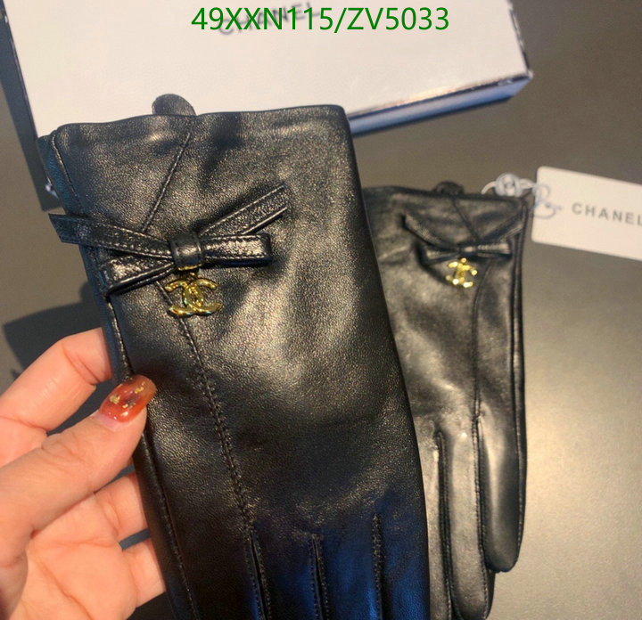 Gloves-Chanel, Code: ZV5033,$: 49USD